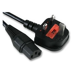 კაბელი  Power cable PC-186, 10A (0.75mm²)  2.0m