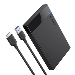 ყუთი UGREEN  (30848)  2.5"  External Case 2.5" USB 3.0 Black (0.5m Cable)